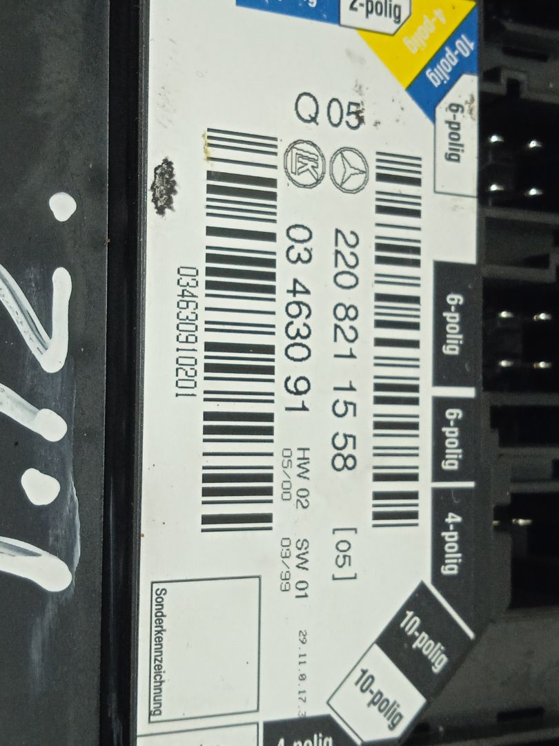 Modulo electronico mercedes-benz clase s (bm 220) berlina 320 (220.065)