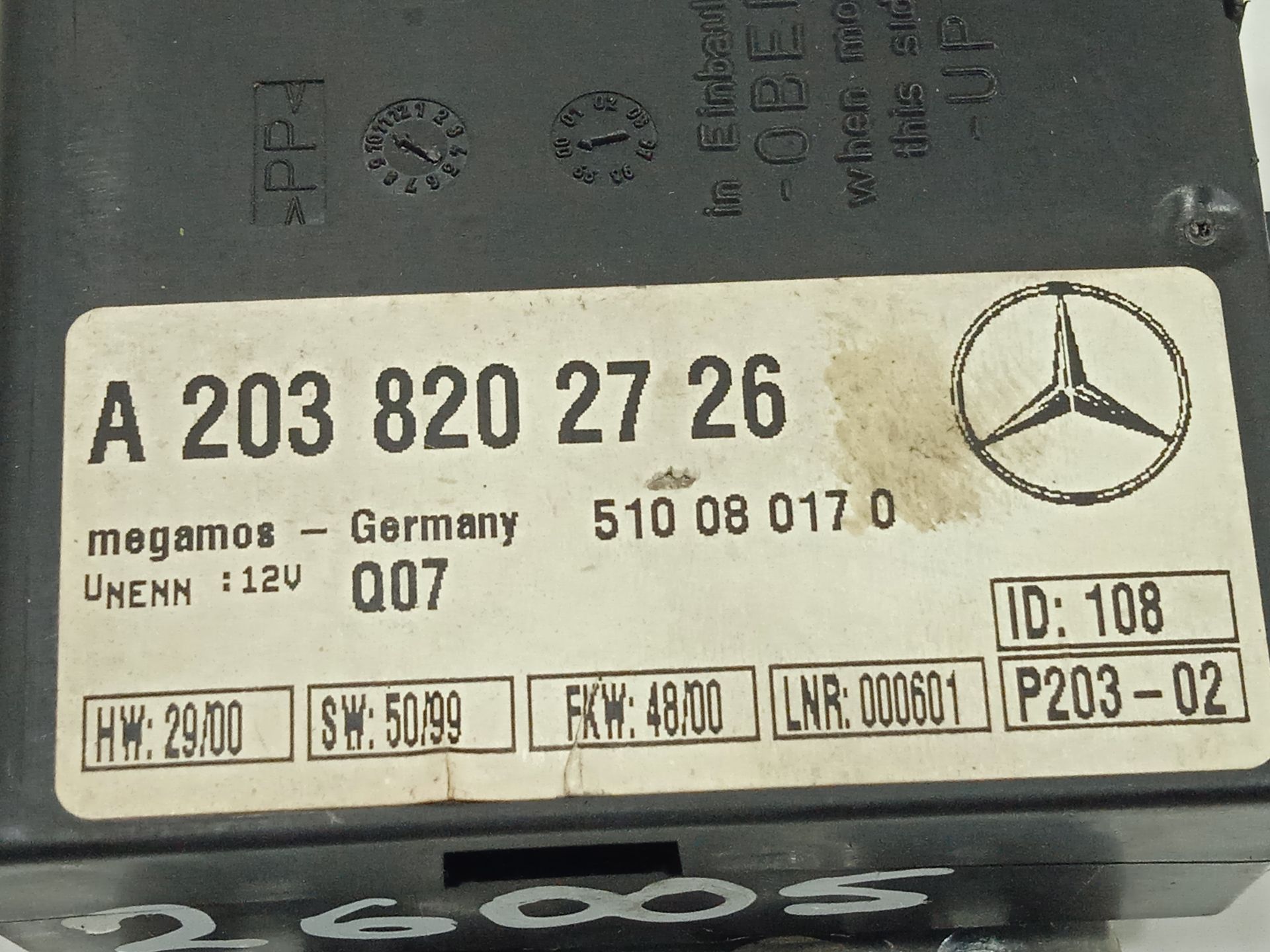 Modulo electronico mercedes-benz clase s (bm 220) berlina 320 (220.065)