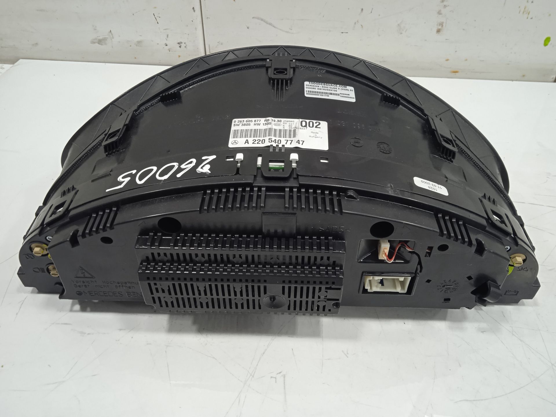 Cuadro instrumentos mercedes-benz clase s (bm 220) berlina 320 (220.065)