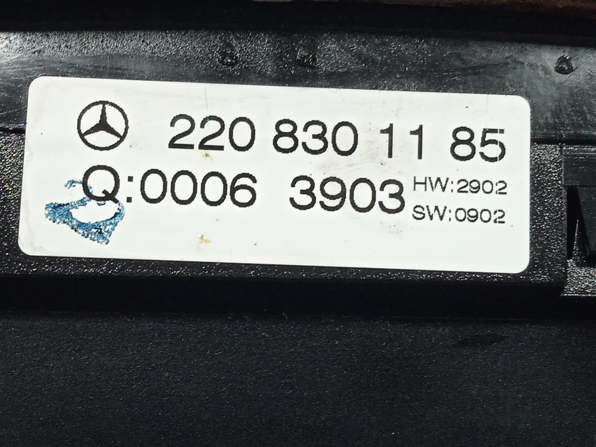Mando calefaccion / aire acondicionado mercedes-benz clase s (bm 220) berlina 320 (220.065)