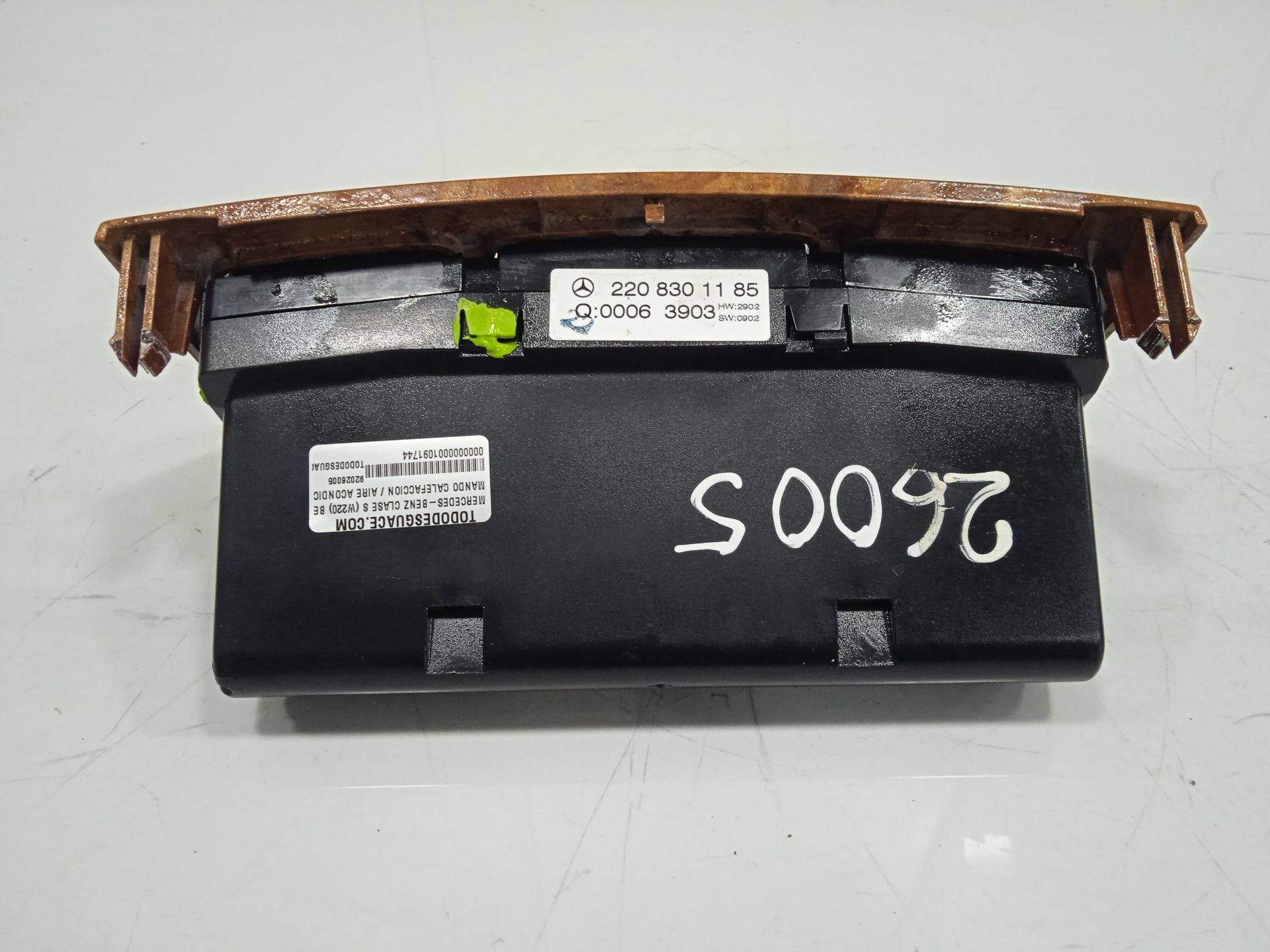 Mando calefaccion / aire acondicionado mercedes-benz clase s (bm 220) berlina 320 (220.065)