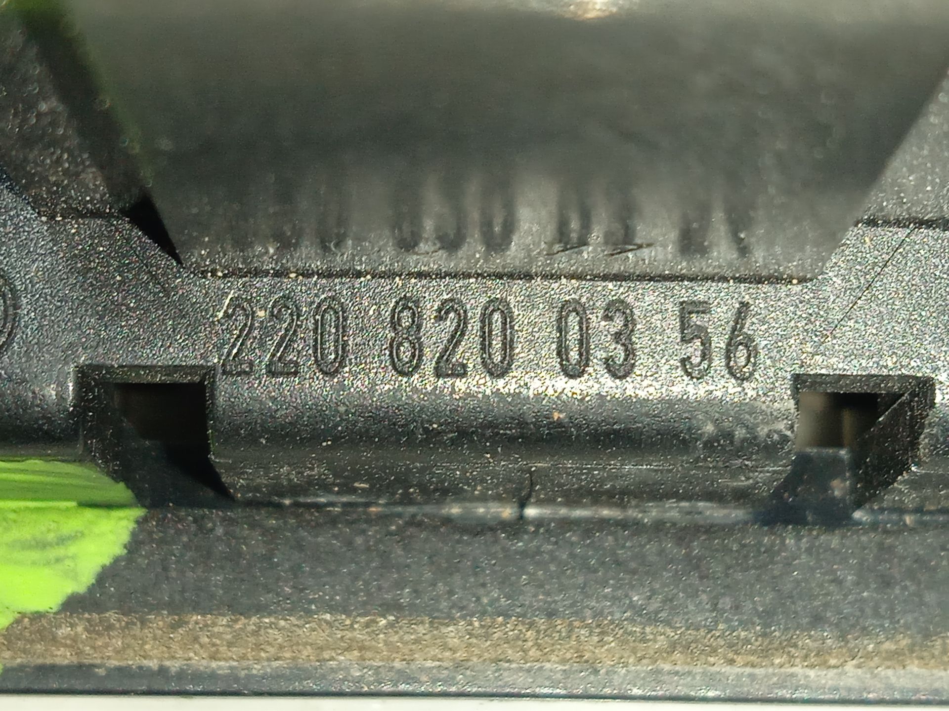 Piloto matricula mercedes-benz clase s (bm 220) berlina 320 (220.065)