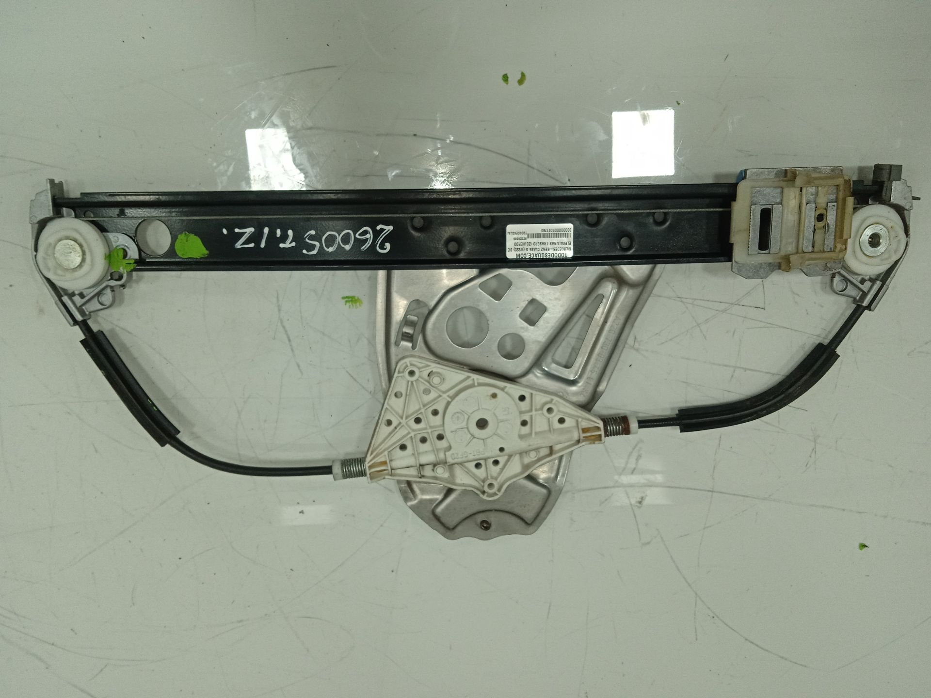 Elevalunas trasero izquierdo mercedes-benz clase s (bm 220) berlina 320 (220.065)