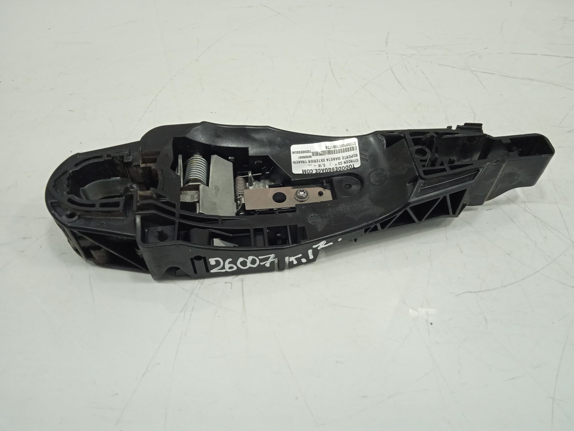 Soporte maneta exterior trasera izquierda citroen c3 