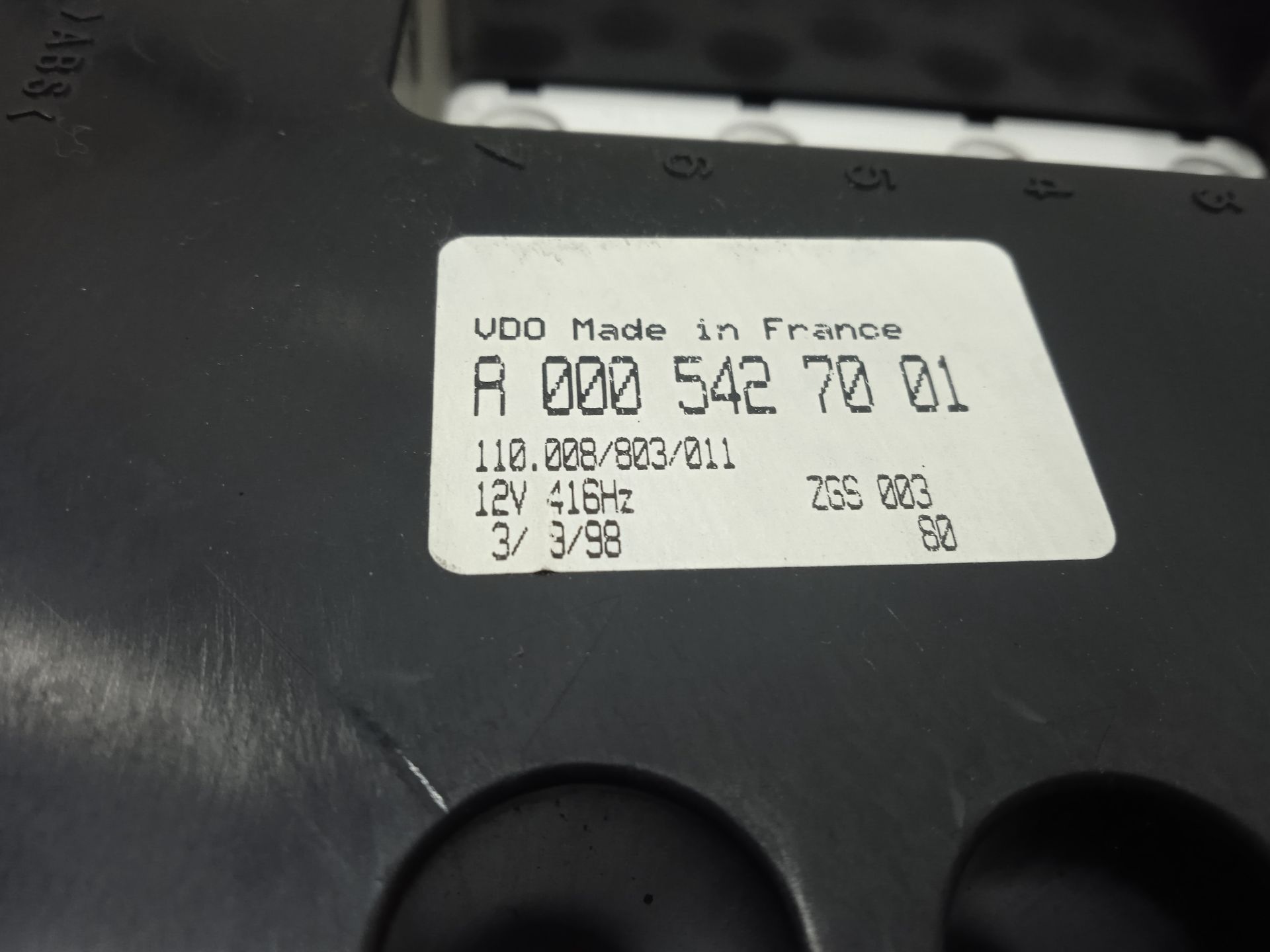 Cuadro instrumentos mercedes-benz vario (t2w) bm 667668670 (1996) 