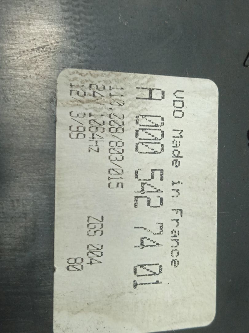 Cuadro instrumentos mercedes-benz vario (t2w) bm 668670 (1996) fg    813 d         om 904 la