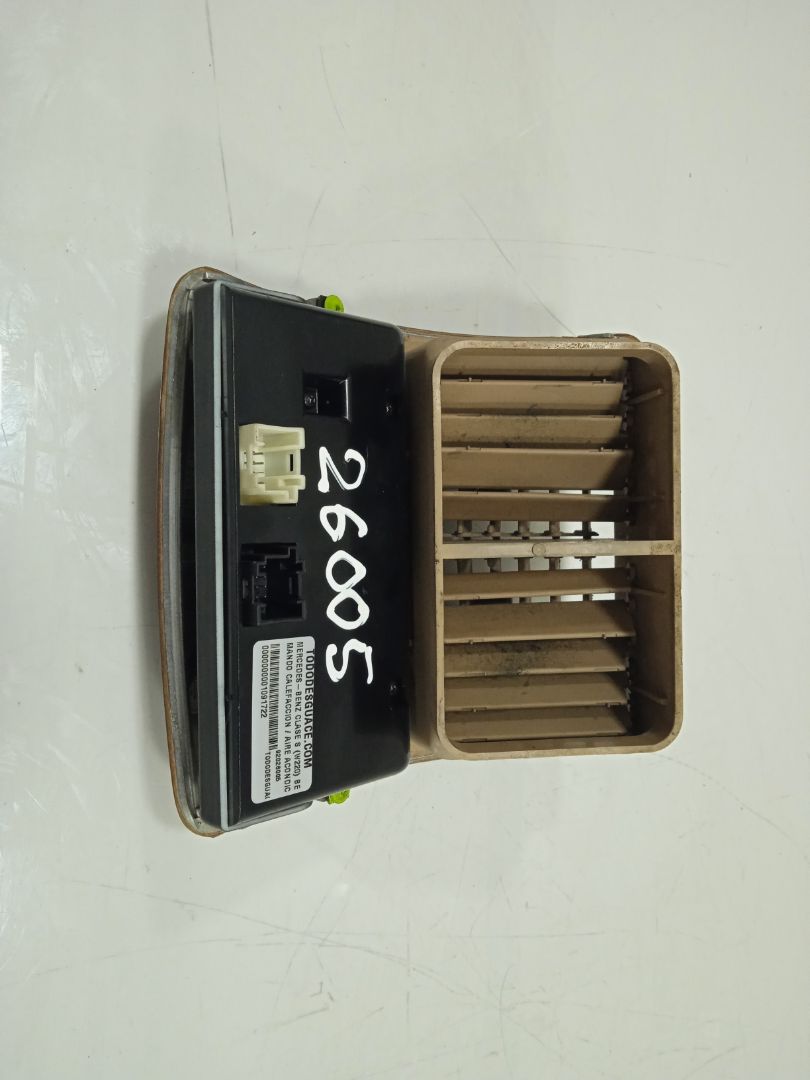 Mando calefaccion / aire acondicionado mercedes-benz clase s (bm 220) berlina 320 (220.065)