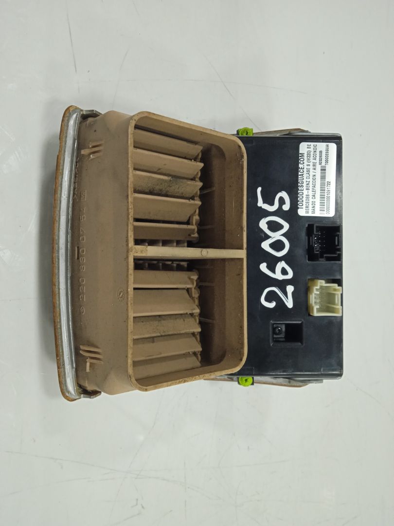 Mando calefaccion / aire acondicionado mercedes-benz clase s (bm 220) berlina 320 (220.065)