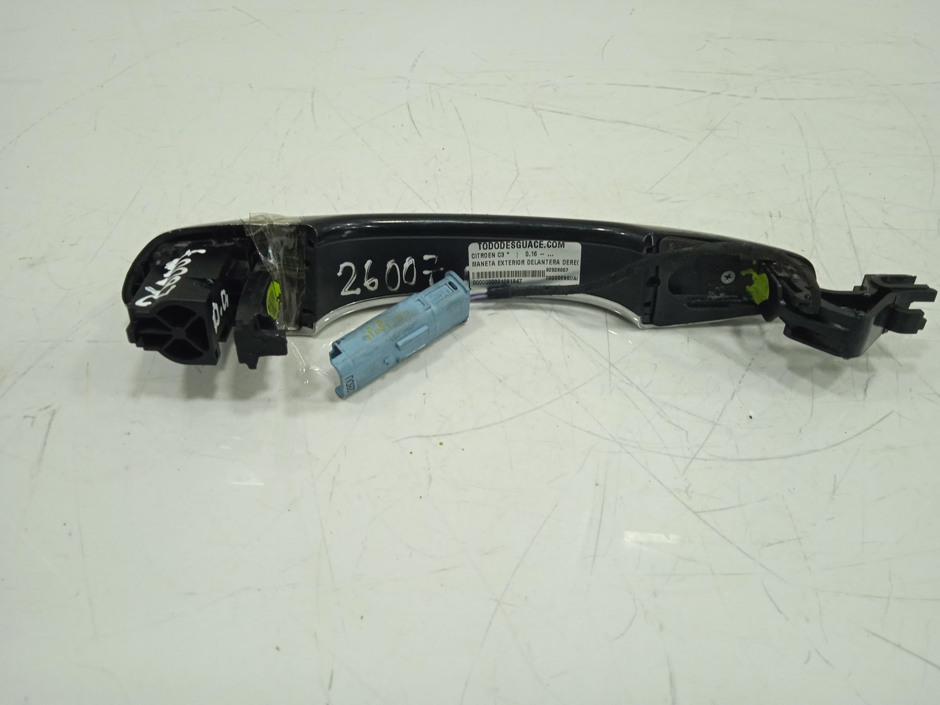 Maneta exterior delantera derecha citroen c3 
