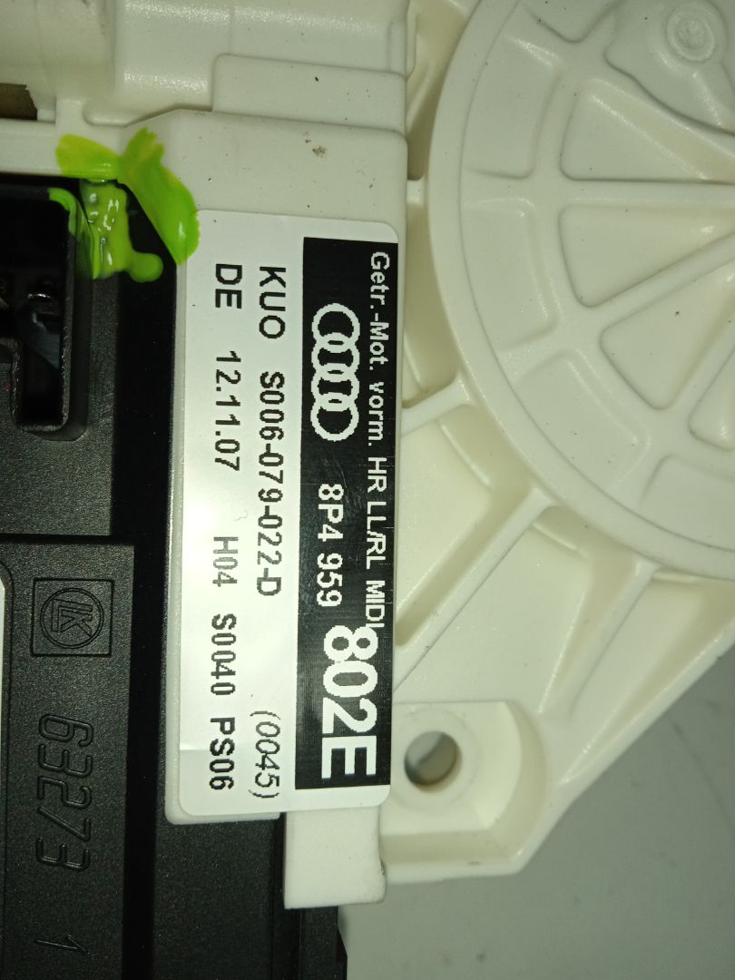 Motor elevalunas delantero izquierdo audi a3 sportback (8pa) 1.9 tdi e ambiente