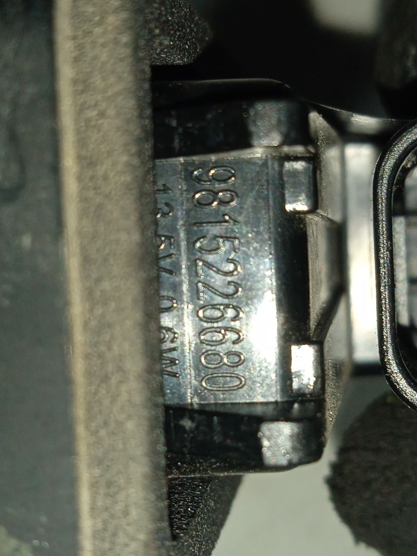 Piloto matricula citroen c3 