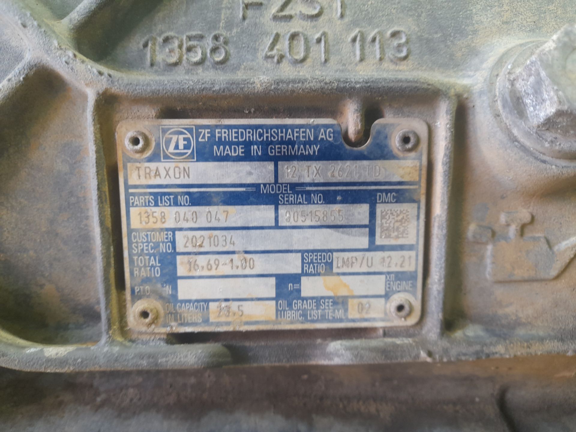 Caja cambios   no identificado