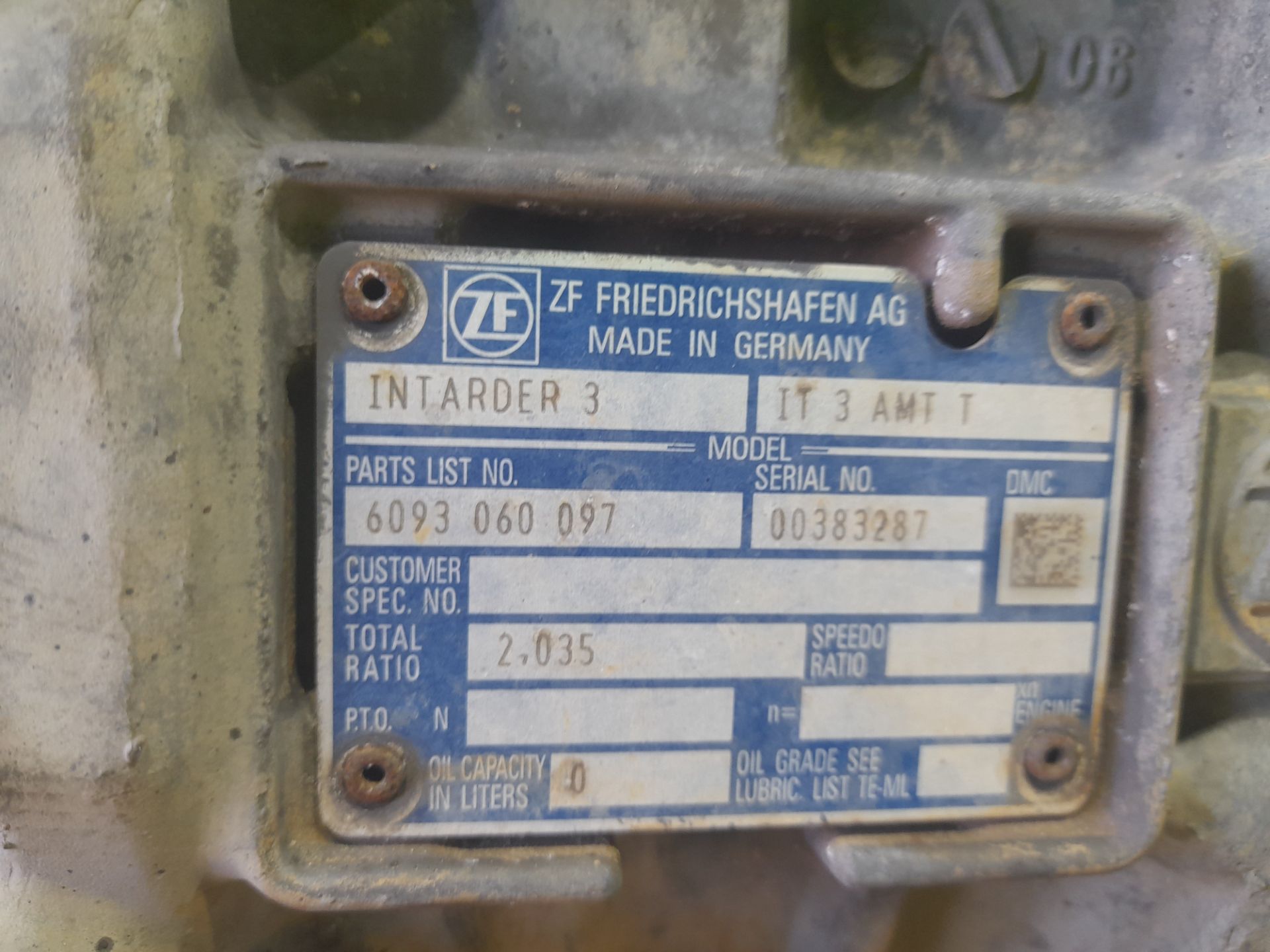 Caja cambios   no identificado