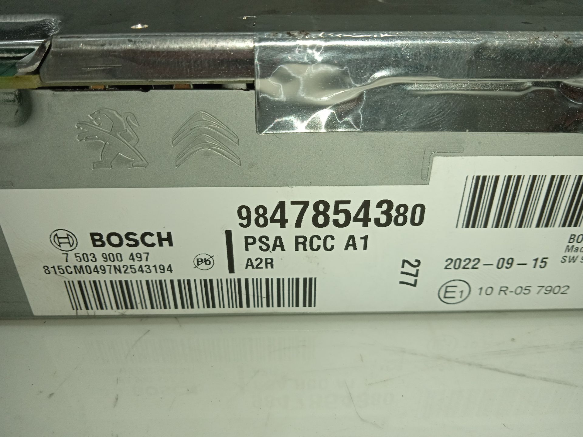 Sistema audio / radio cd citroen c3 