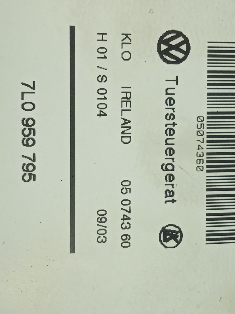 Motor elevalunas trasero izquierdo porsche cayenne (tipo 9pa) s