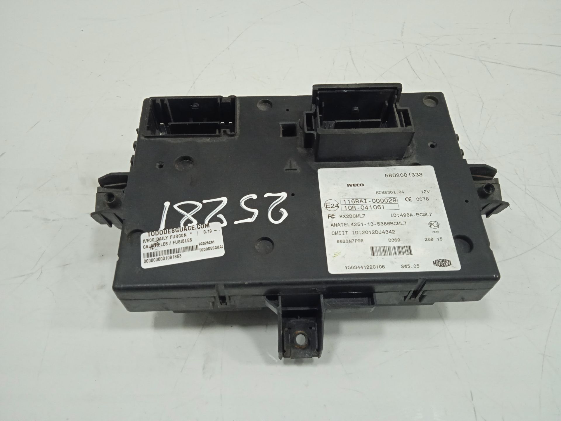 Caja reles / fusibles iveco daily furgon 