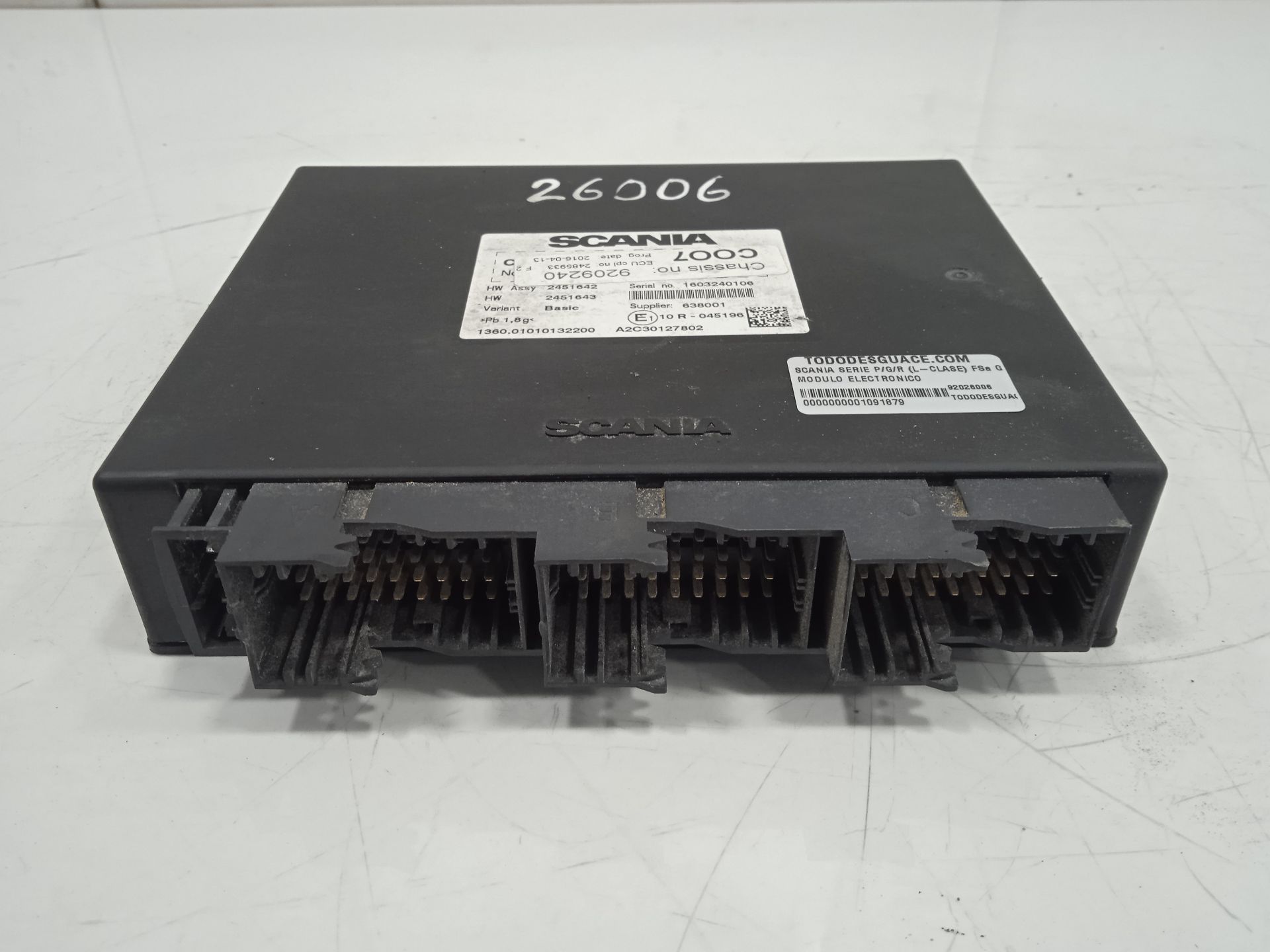 Modulo electronico   no identificado