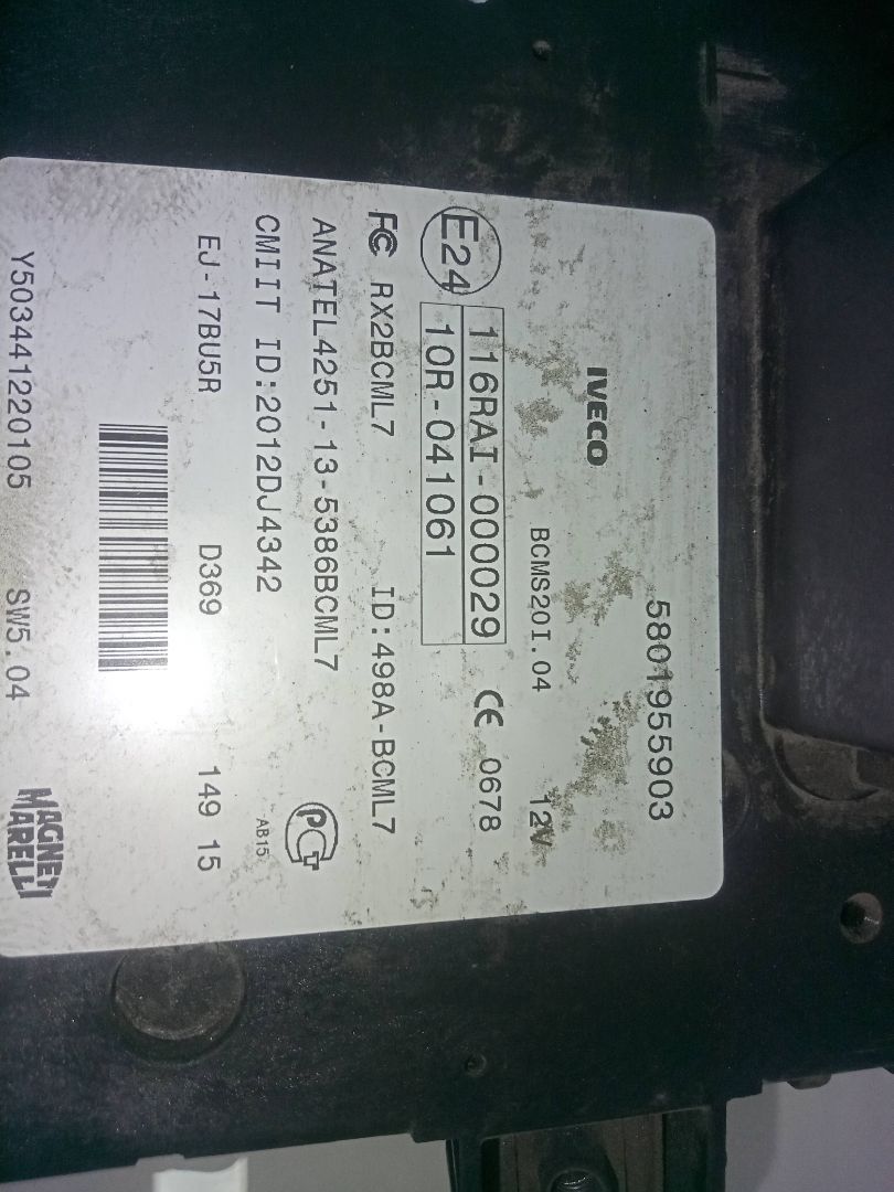 Caja reles / fusibles fg 33 s ... v batalla 3000