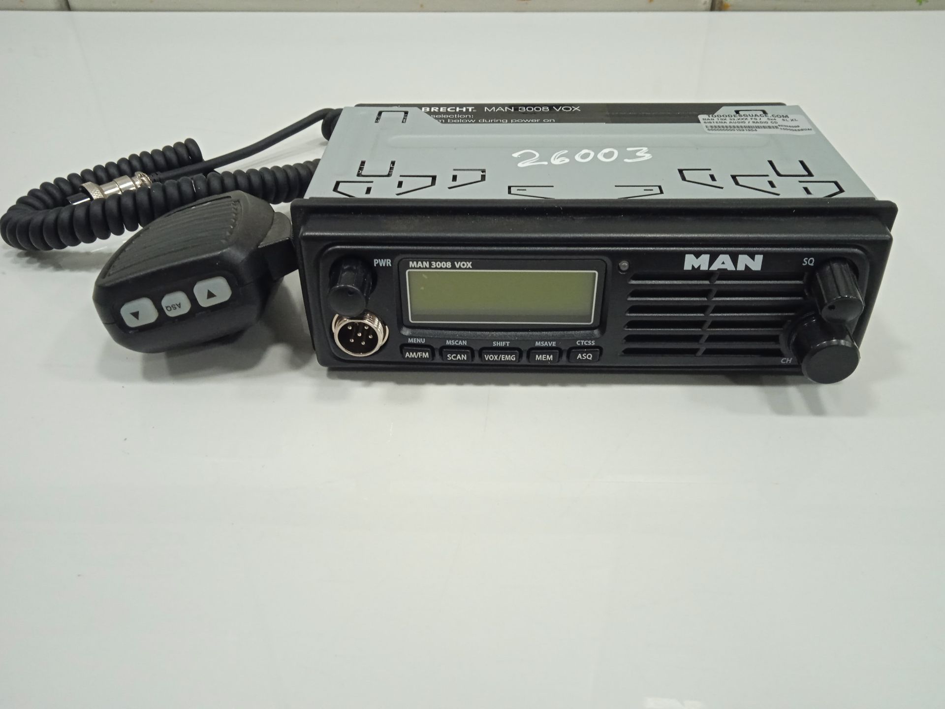 Sistema audio / radio cd man tgx 33.xxx (2007) fg    6x4   bl xl