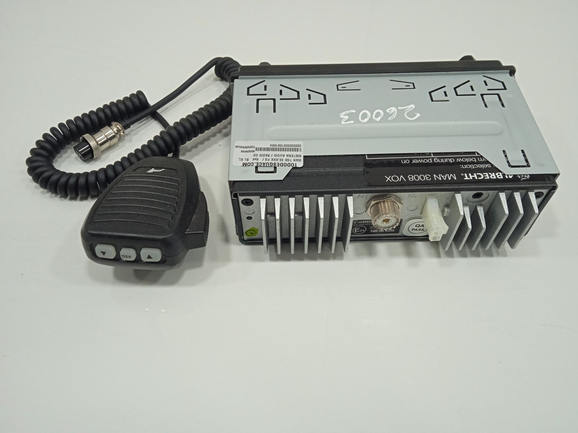 Sistema audio / radio cd man tgx 33.xxx (2007) fg    6x4   bl xl