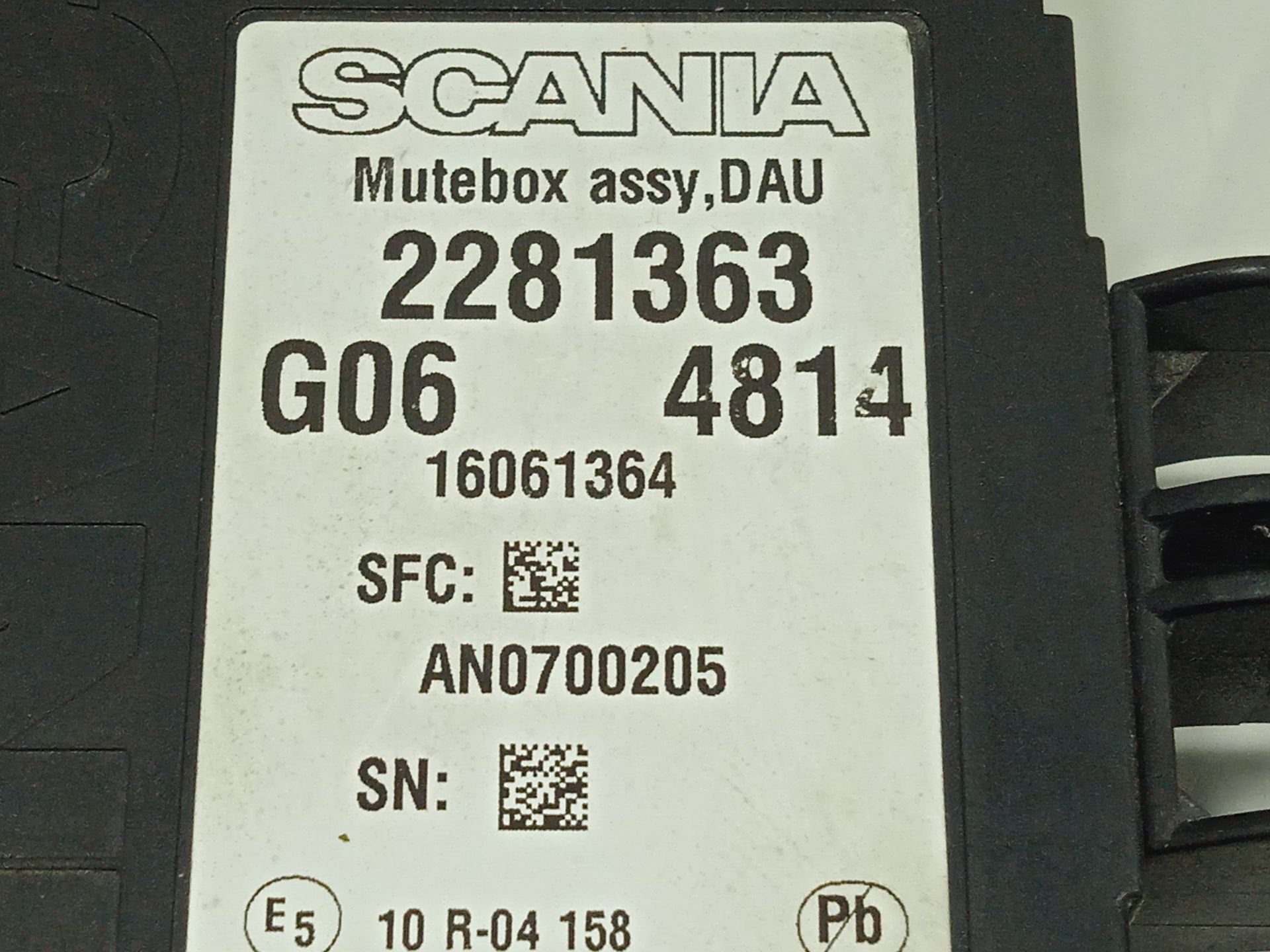 Modulo electronico   no identificado