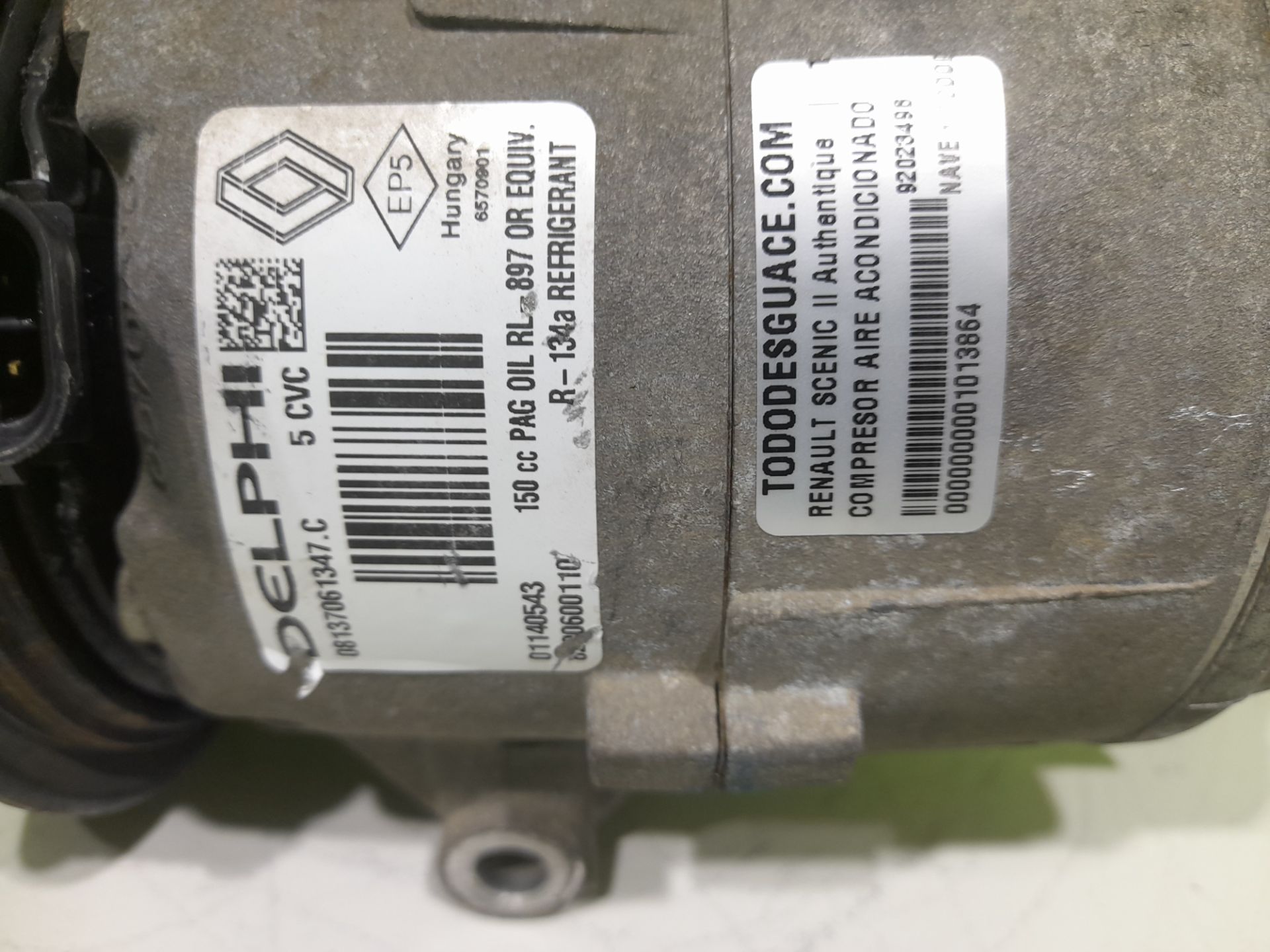 Compresor aire acondicionado renault scenic ii (jm) authentique