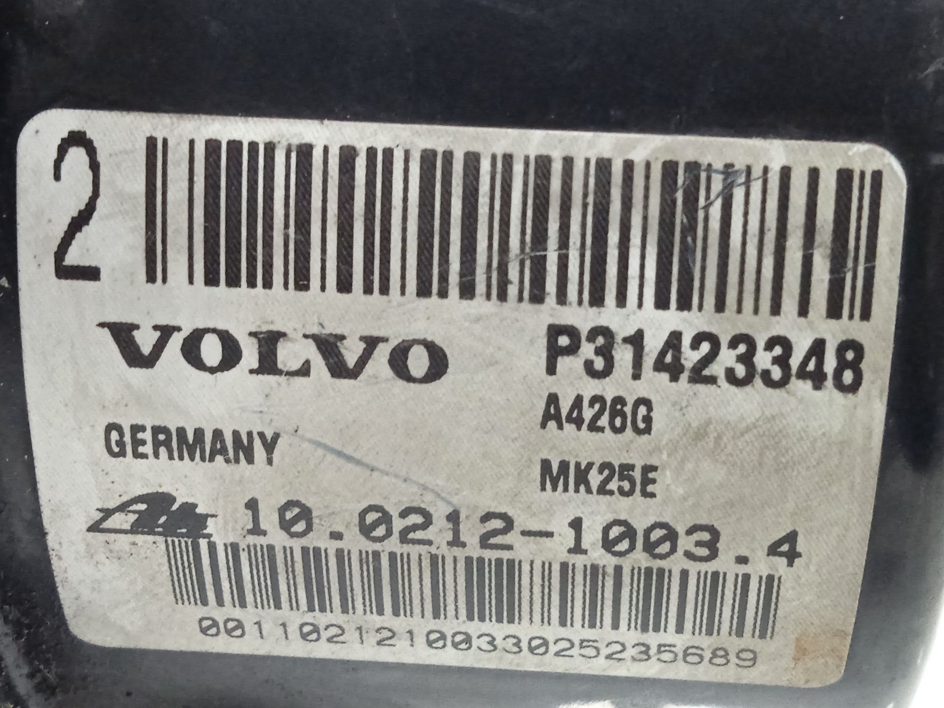 Abs volvo v60 familiar kinetic