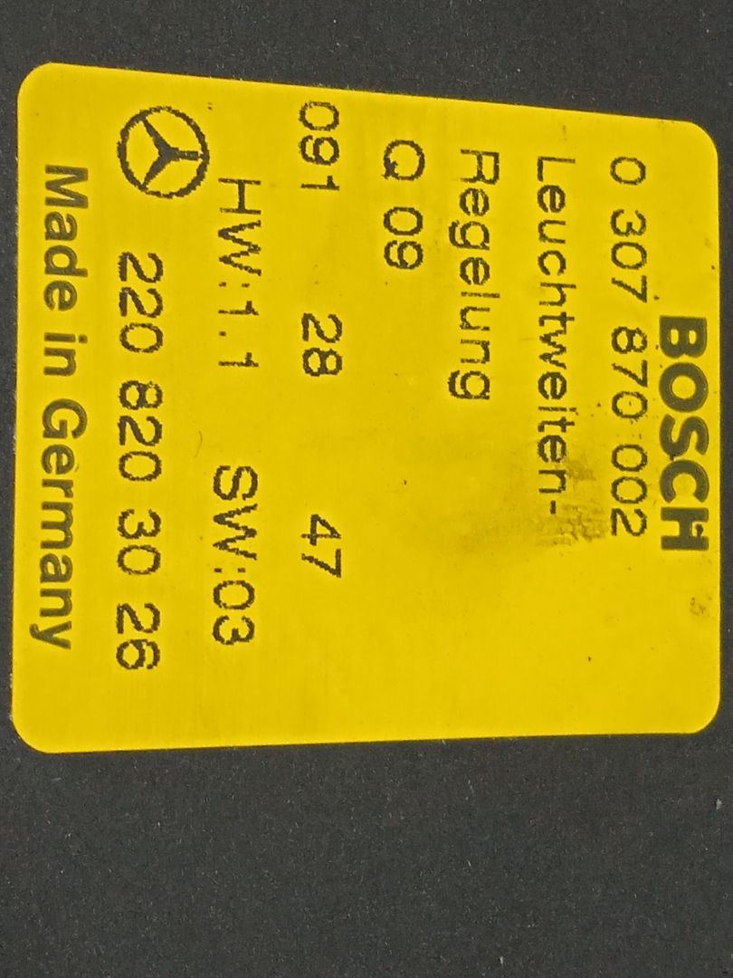 Modulo electronico mercedes-benz clase s (bm 220) berlina 320 (220.065)