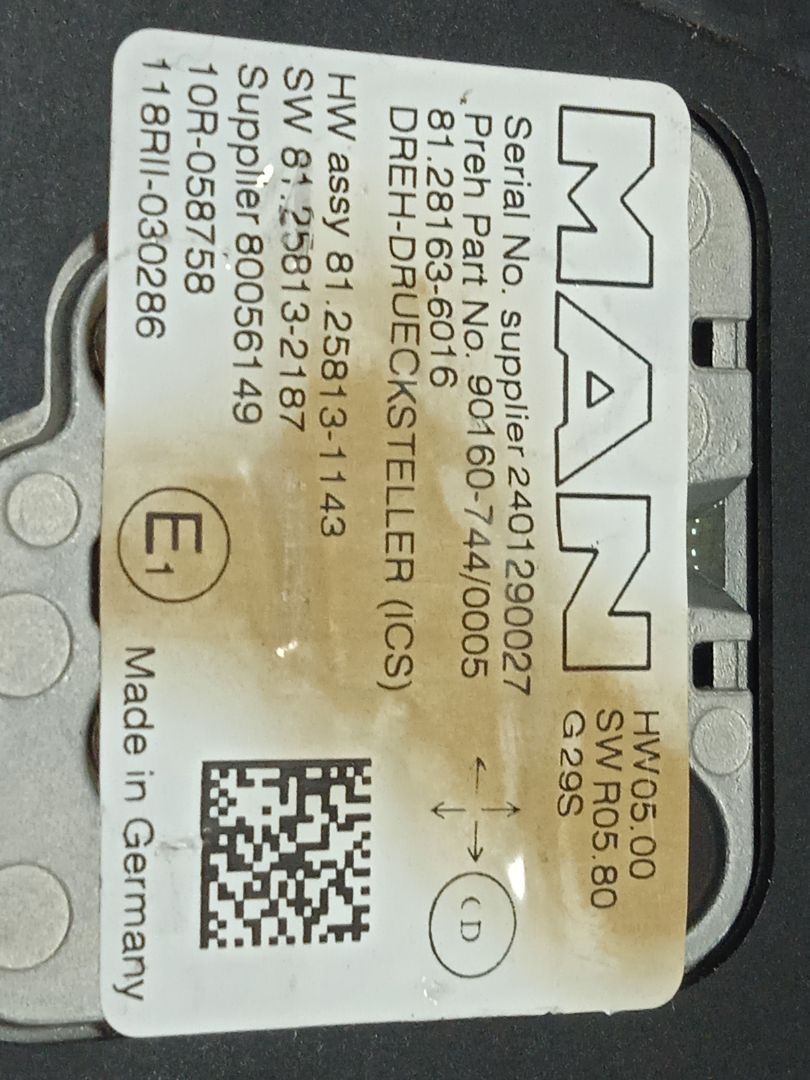 Mando multifuncion man tgx 33.xxx (2007) fg    6x4   bl xl