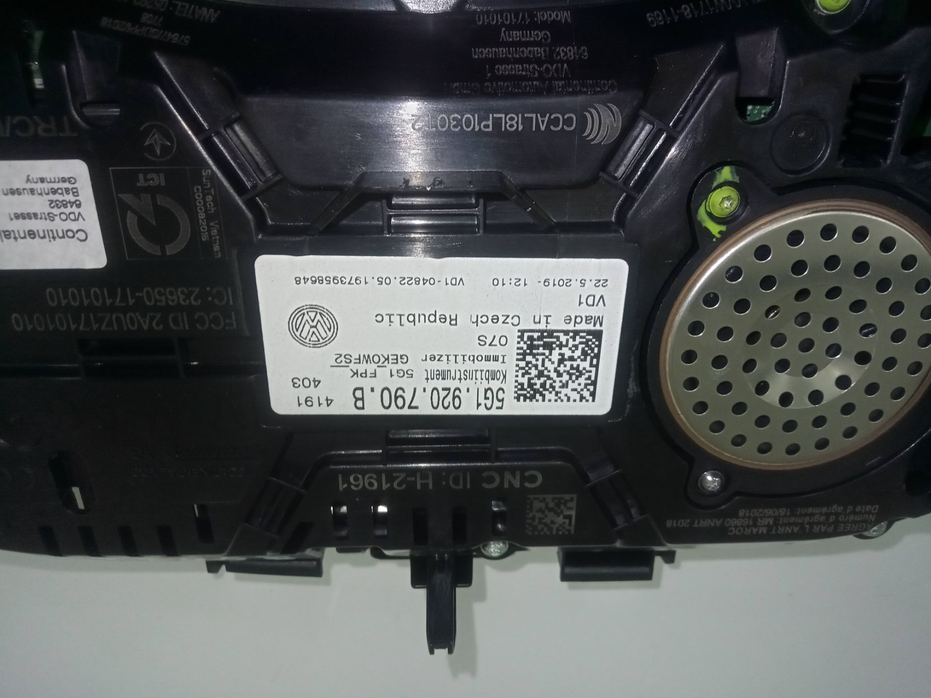 Cuadro instrumentos volkswagen golf sportsvan vii (an1)(09.2017) advance