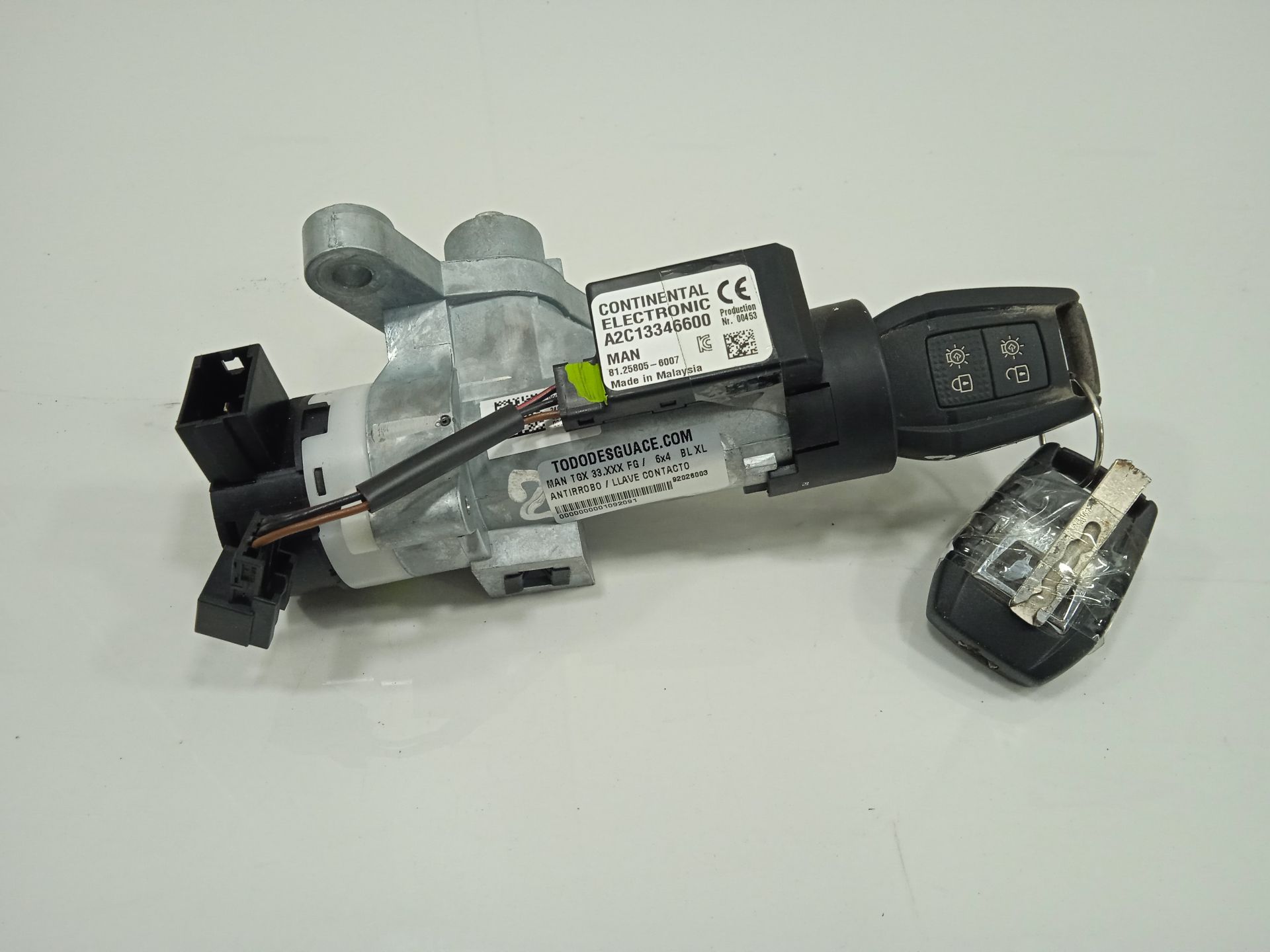 Antirrobo / llave contacto man tgx 33.xxx (2007) fg    6x4   bl xl