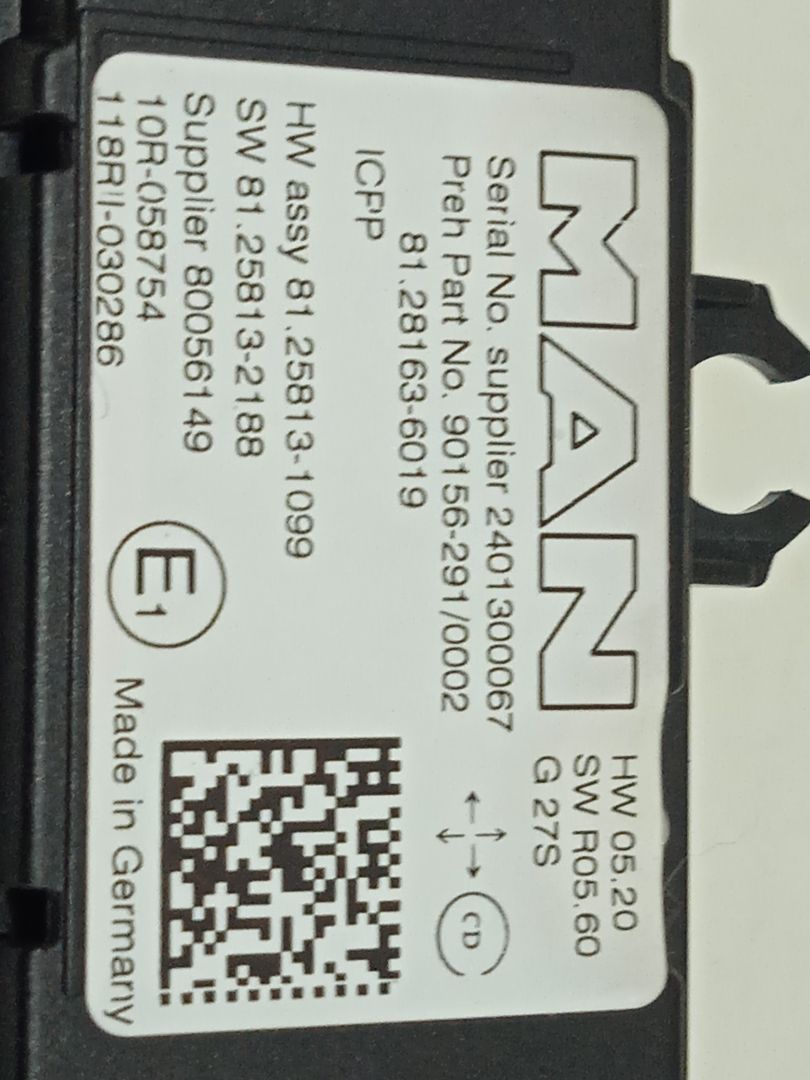 Sistema audio / radio cd man tgx 33.xxx (2007) fg    6x4   bl xl