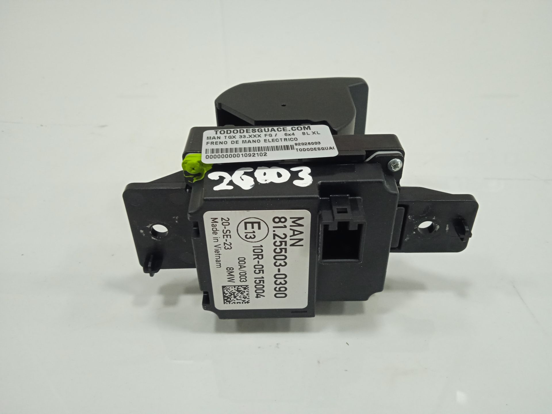 Freno de mano electrico man tgx 33.xxx (2007) fg    6x4   bl xl