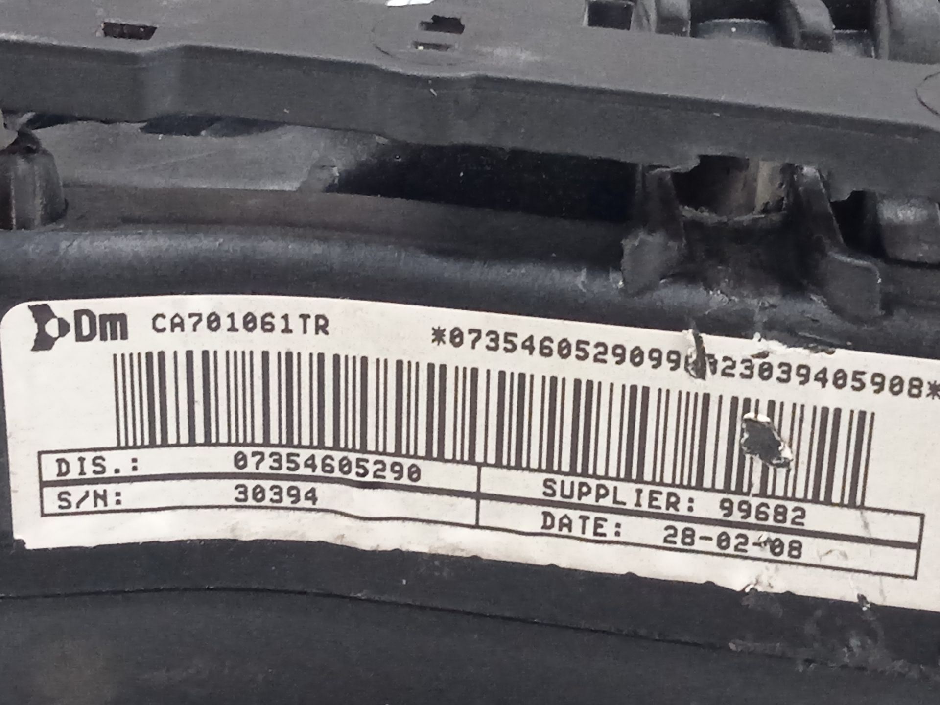 Airbag delantero izquierdo   no identificado