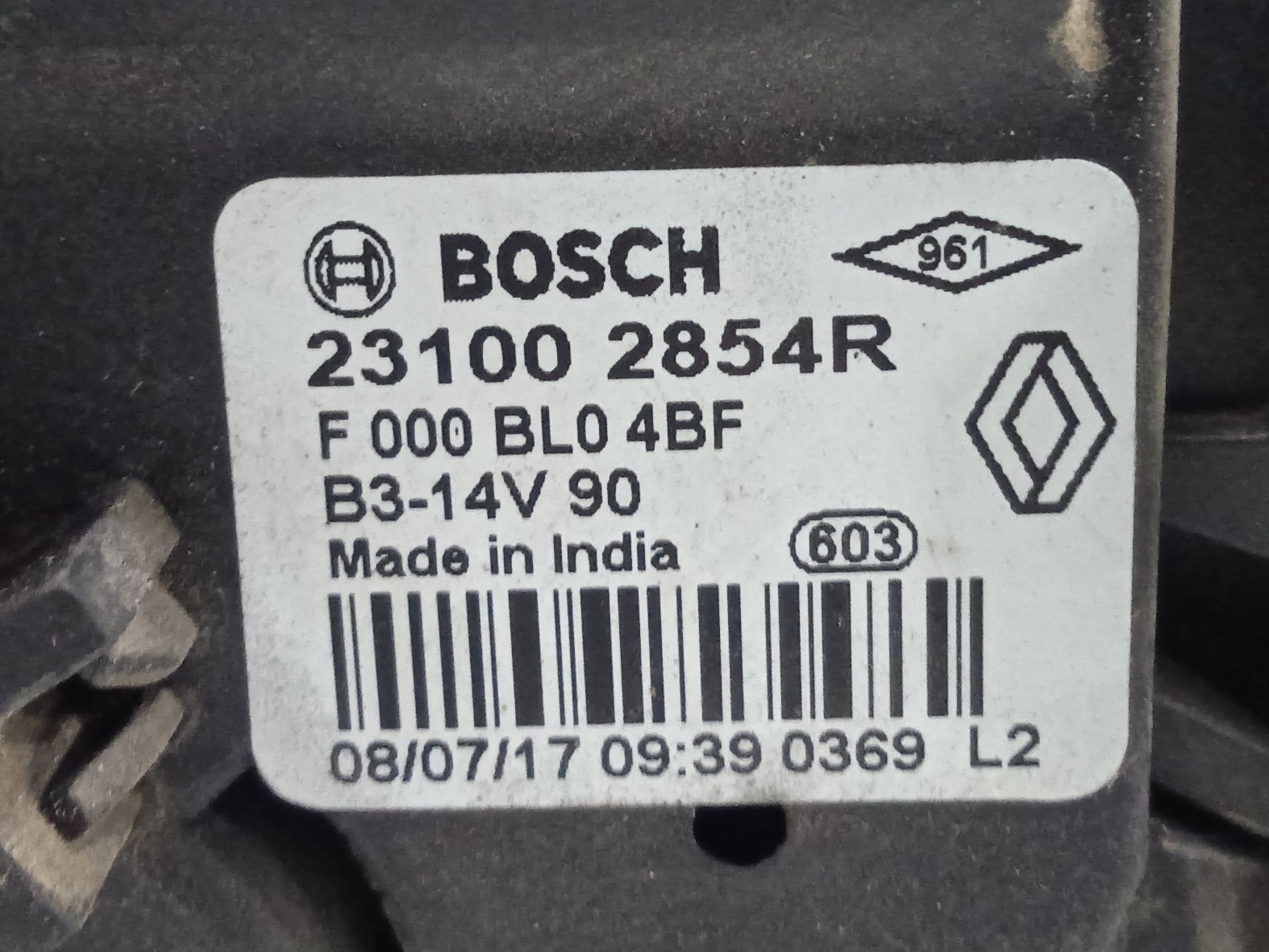 Alternador dacia sandero ii stepway comfort