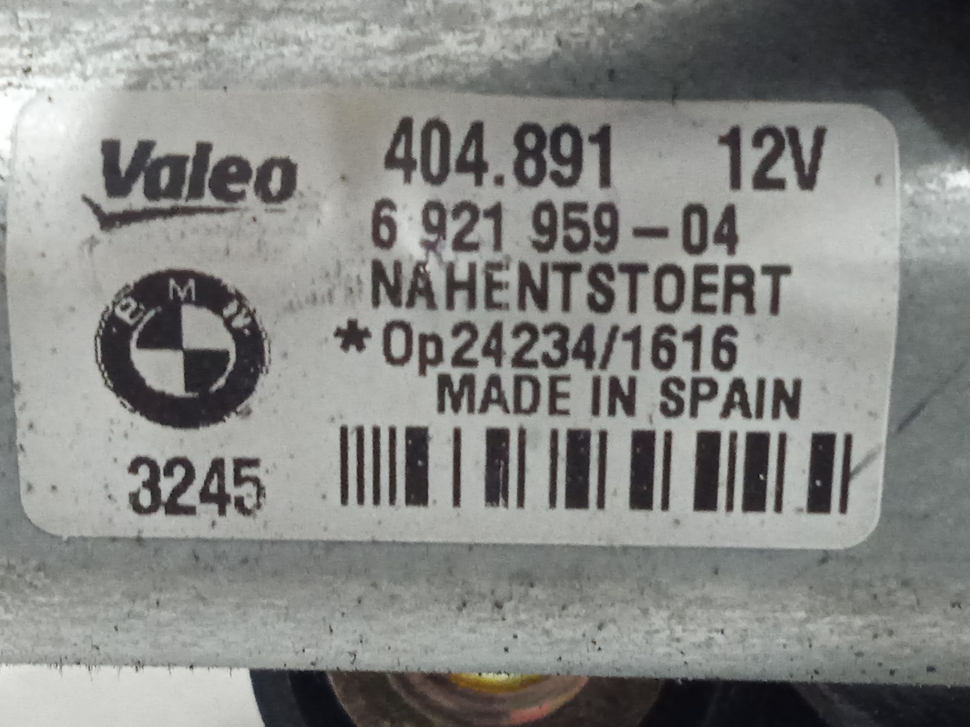 Motor limpia trasero bmw serie 1 berlina (e81e87) 120d