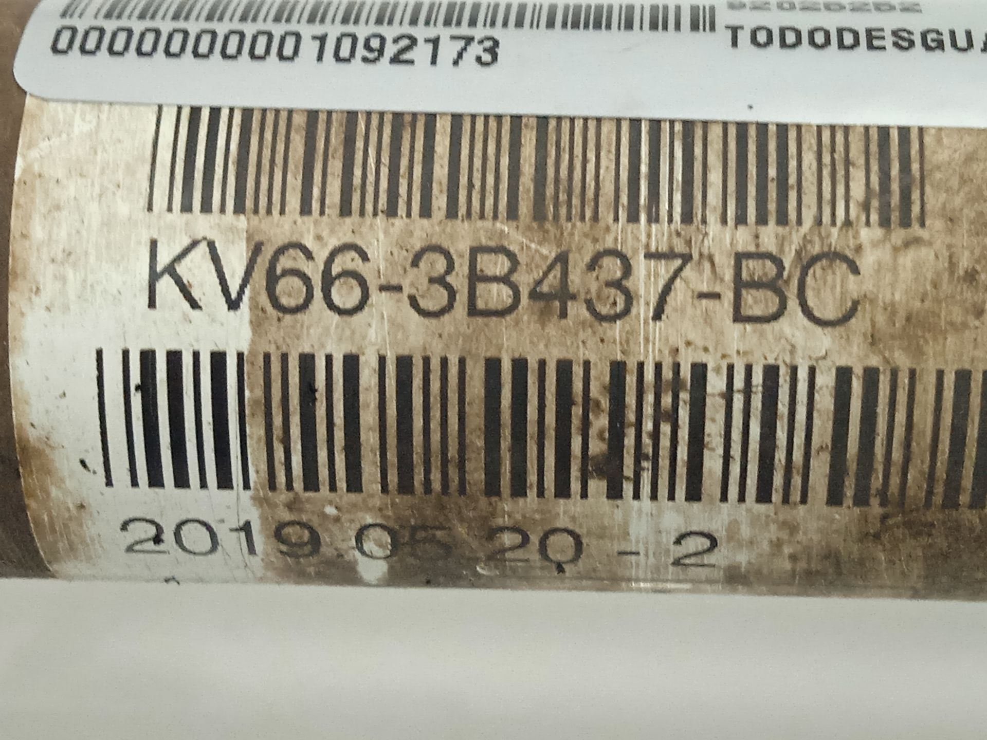Transmision delantera izquierda   no identificado