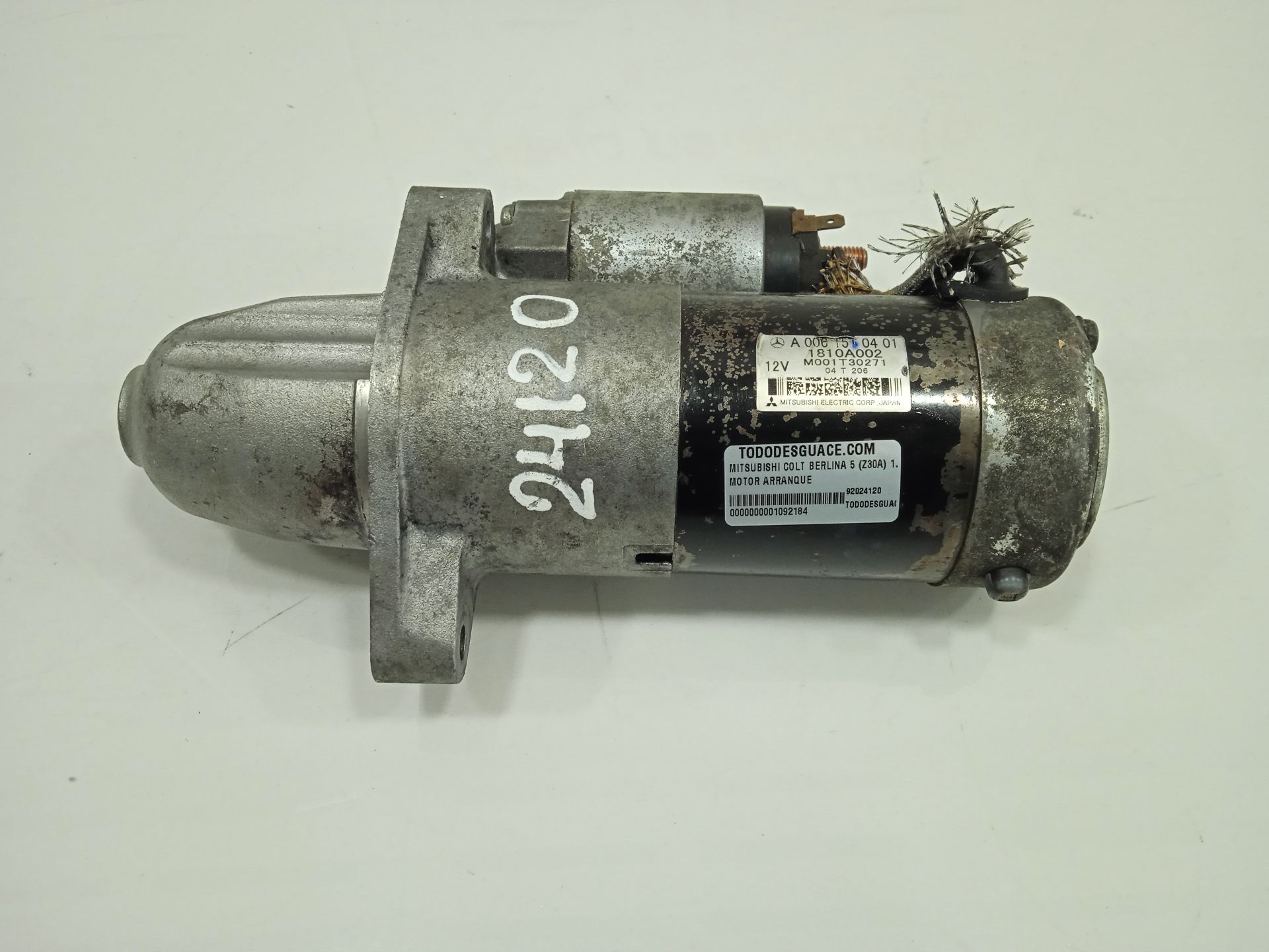 Motor arranque mitsubishi colt cz3 berl. 5 (z30a) 1.5 did instyle (d)