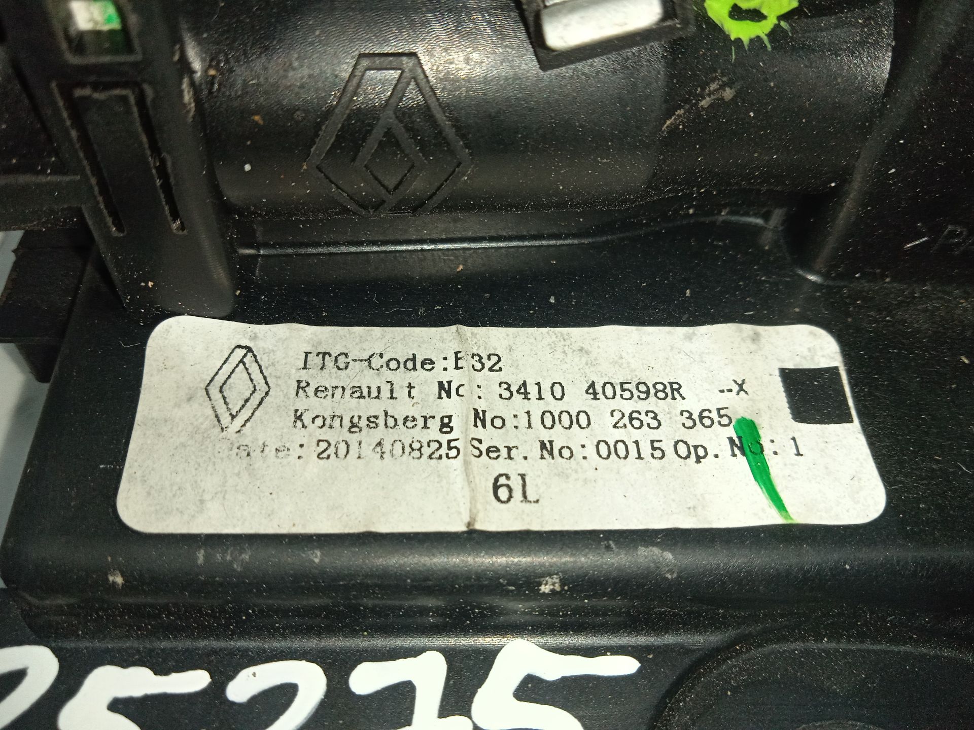 Palanca cambio renault zoe entry