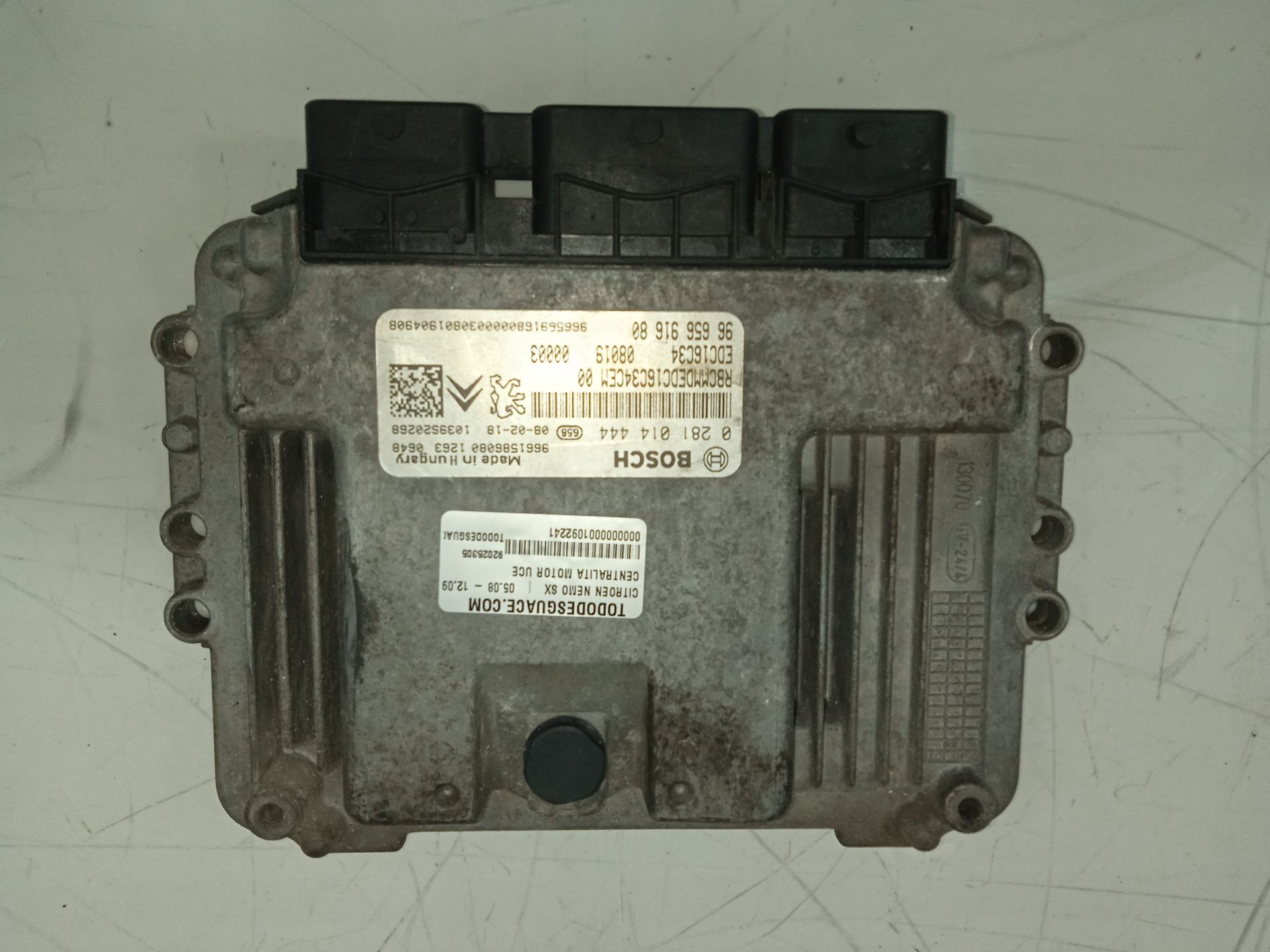 Centralita motor uce   no identificado