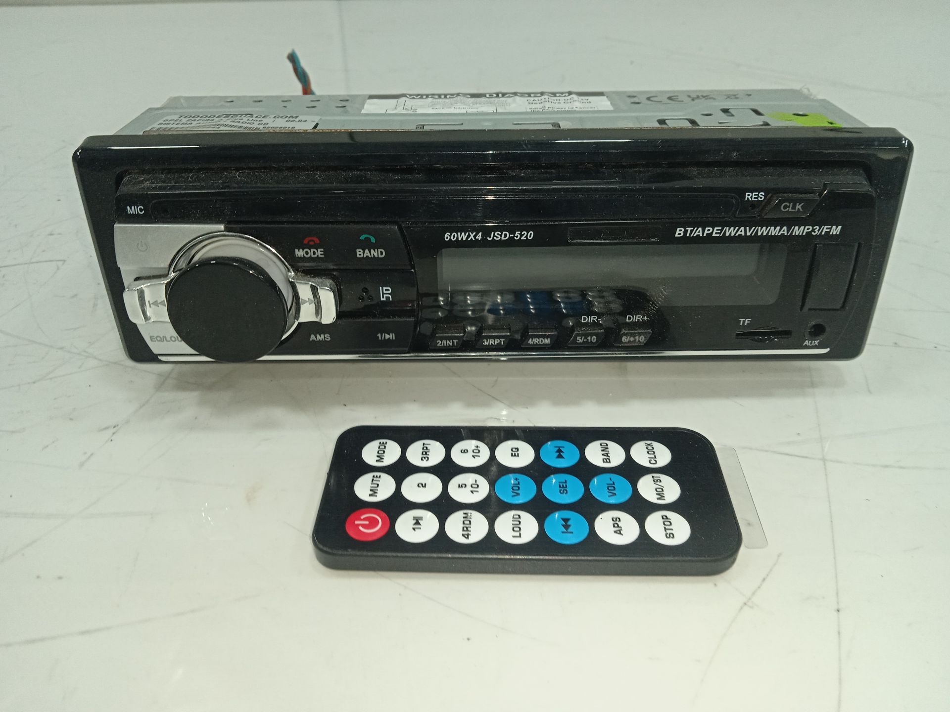 Sistema audio / radio cd opel zafira a blue line
