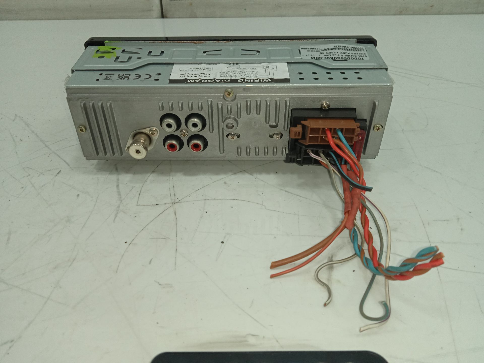 Sistema audio / radio cd opel zafira a blue line