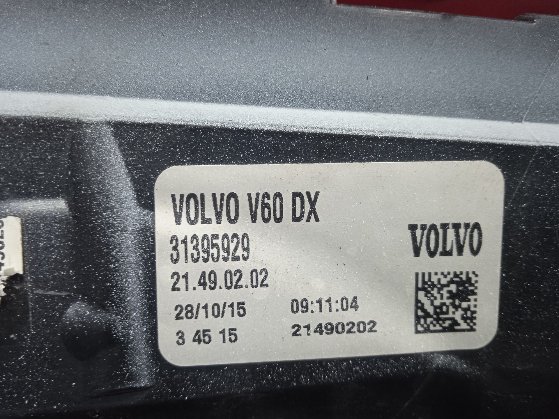 Piloto trasero derecho volvo v60 familiar kinetic