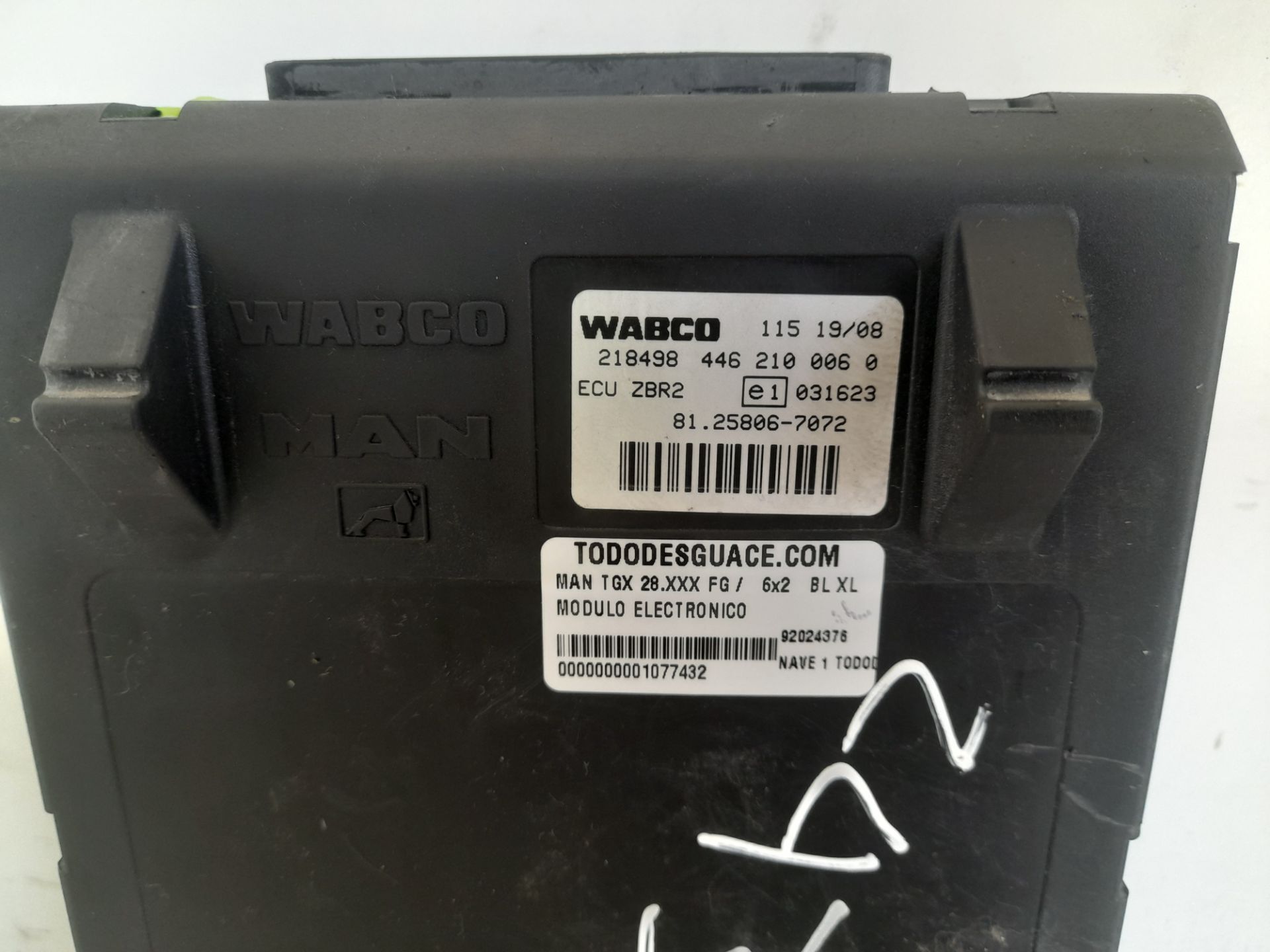 Modulo electronico man tgx 28.xxx (2007) fg    6x2   bl xl