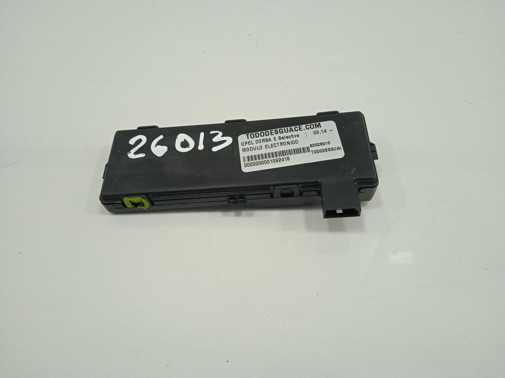 Modulo electronico opel corsa e selective
