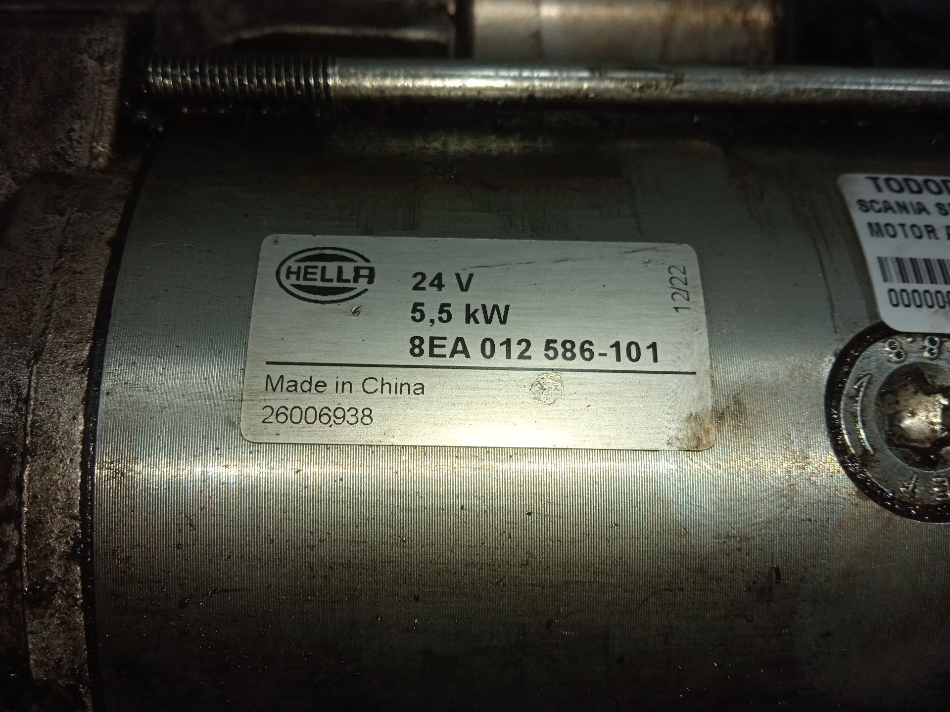 Motor arranque scania baureihe c-klasse pgr (2004) fg  270  (4x2) corto cp 13  1