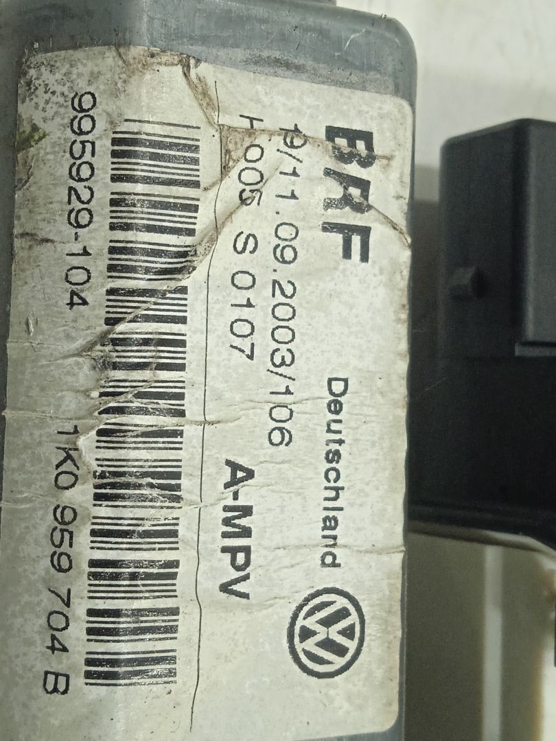 Motor elevalunas trasero derecho volkswagen touran (1t2) advance