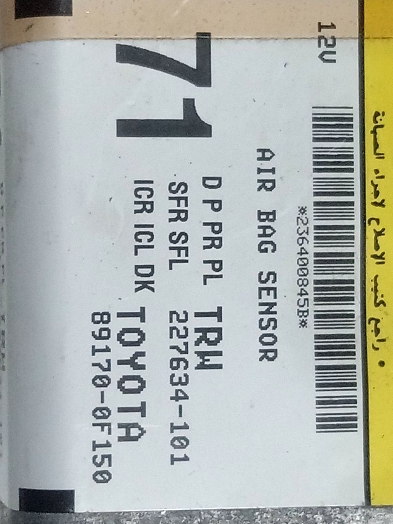 Kit airbag toyota verso (aur2zgr2) advance