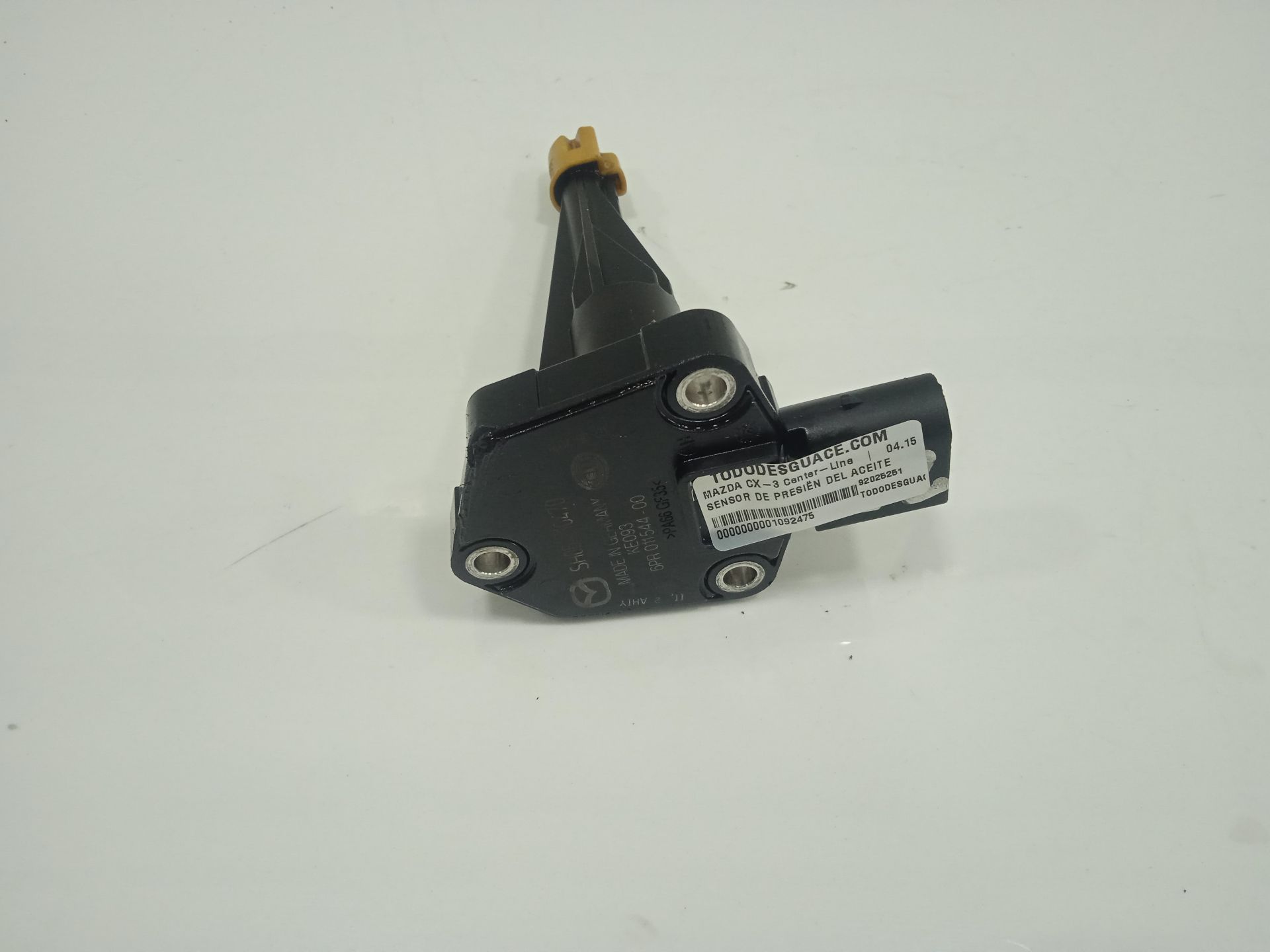 Sensor de presiÓn del aceite centerline