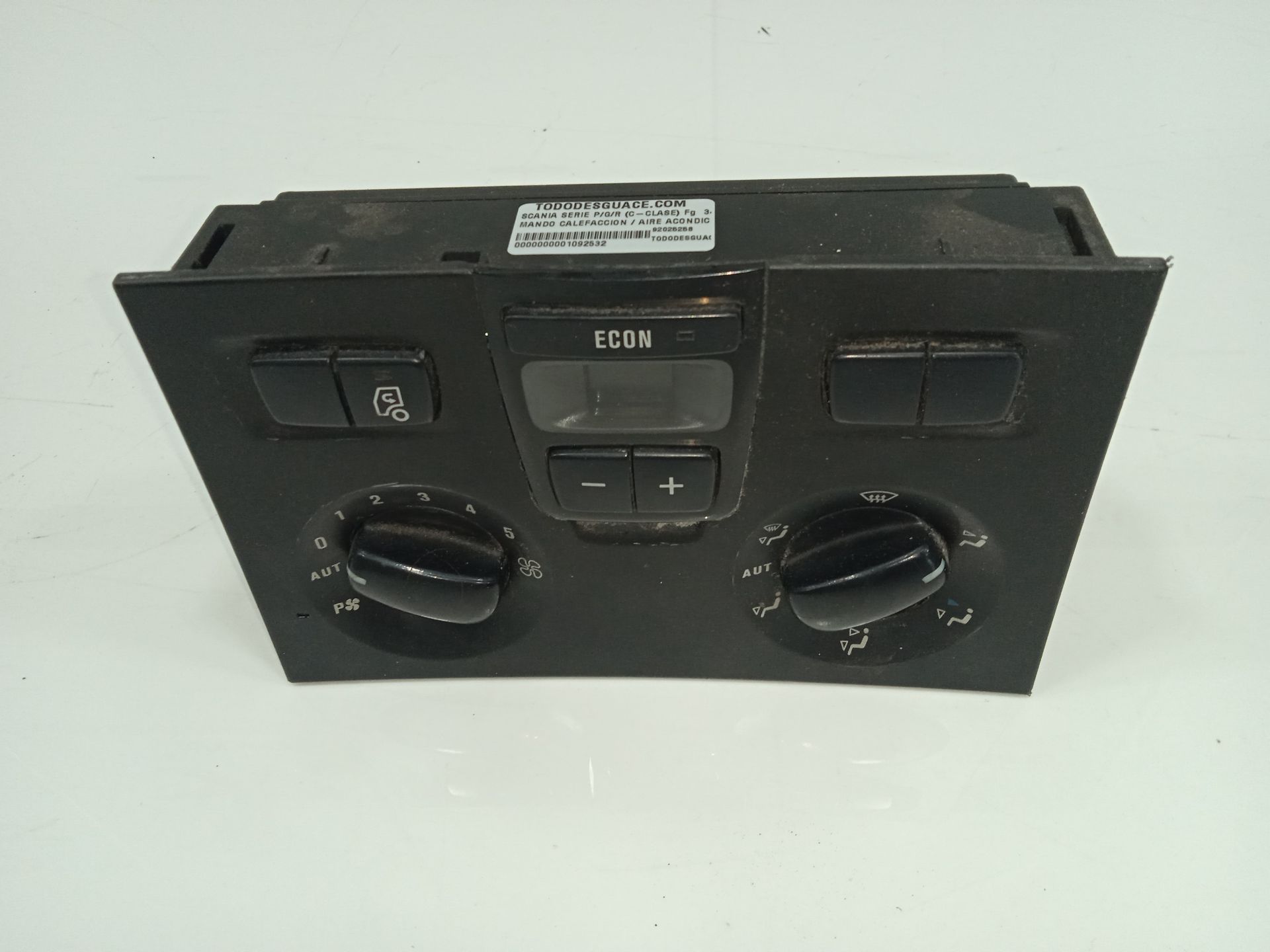 Mando calefaccion / aire acondicionado scania baureihe c-klasse pgr (2004) fg  340  (4x2) corto cp 13  1